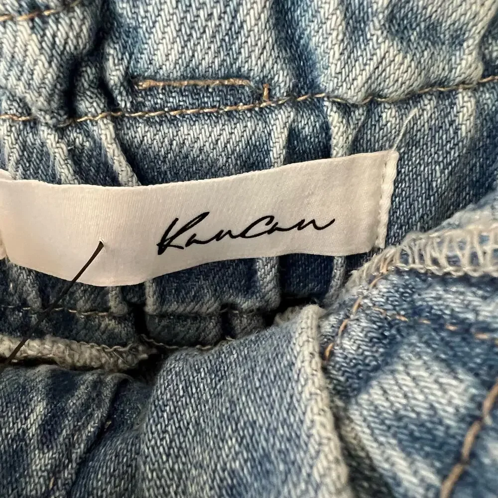 Kancan Bronte Ultra High Rise Paperbag Mom Jeans size 27 - Picture 4 of 11